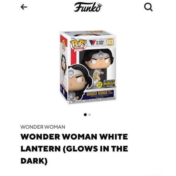 Green Lantern Other - WONDER WOMAN WHITE LANTERN (GLOWS IN THE DARK)
